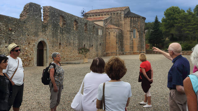 Visite de l'abbaye de Fontcaude ©G.Souche
