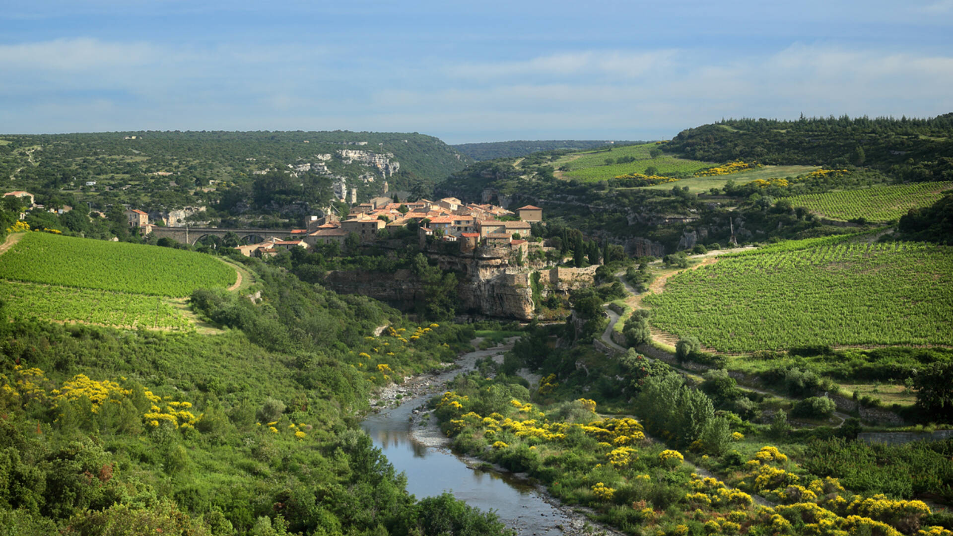 Vue sur Minerve ©G.Souche