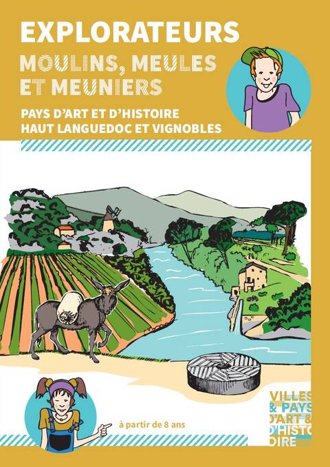 document pour enfants - Explorateurs, moulins, meules et meuniers du Pays d'art et d'Histoire